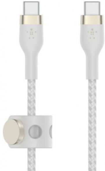 Belkin Boost Charge Pro Flex USB C - USB C Weiss / bis 60 Watt - 2m