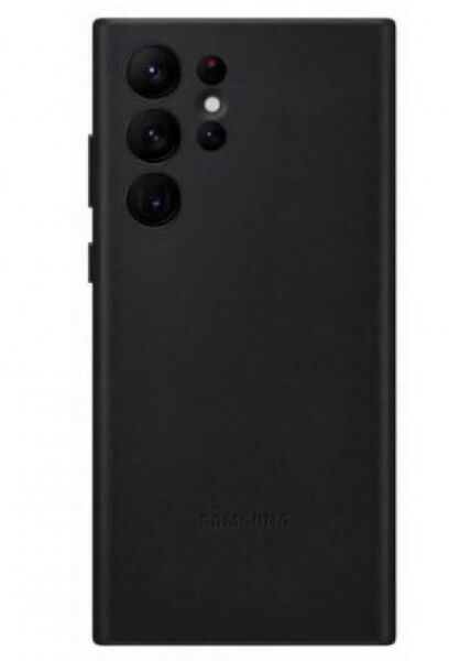 Samsung Back Cover Leather Black - Galaxy 22 Ultra