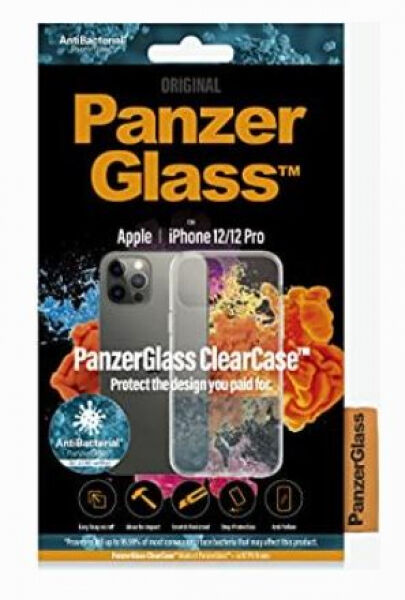 Panzerglass Clear Case AntiBacterial für Apple iPhone 12/12 Pro transparent
