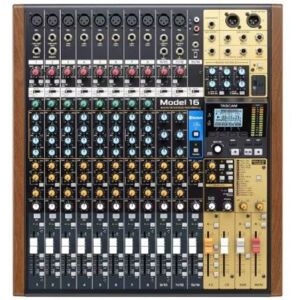 Tascam MODEL 16 - 14-Kanal-Analogmischpult mit digitalem 16-Spur-Recorder