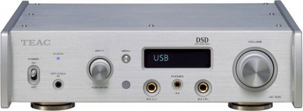 Teac - UD-505-X/S USB DAC Headphone Amplifier - silver