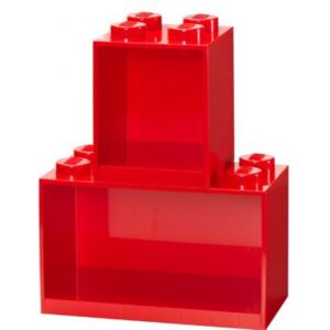 Room Copenhagen LEGO Brick Shelf 4+8 Set red 41171730