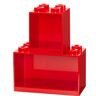 Room Copenhagen LEGO Brick Shelf 4+8 Set red 41171730