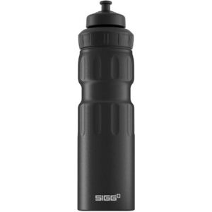 Sigg Trinkflasche alu WMB mit Weithalsöffnung Sports schwarz