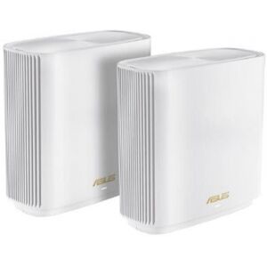 Asus ZenWiFi XT9 AX7800 - WirelessAX Mesh-System - 2er Pack / Weiss