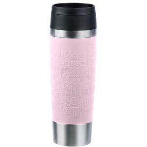 Emsa TRAVEL MUG Classic Grande Thermobecher (hellrosa/edelstahl, 0,5 Liter) /