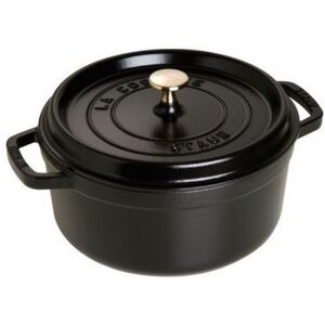 Staub La Cocotte - Bräter/Schmortopf 24cm (Gusseisen) - Schwarz