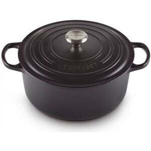 Le Creuset Bräter Signature rund, 26cm, schwarz