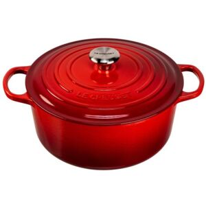 Le Creuset Signature Bräter rund 28 cm kirschrot