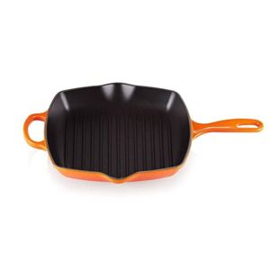Le Creuset Signature Square Grill Pan 26cm oven red