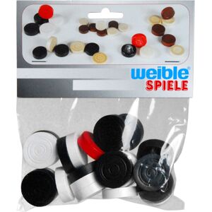 Divers WEIBLE Carrom Spielsteine Standard - 2er Set