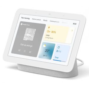 Google Nest Hub 2 - Smart Speaker mit 7 Zoll Display - Kreide