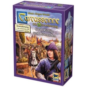 Asmodee - Carcassonne - Graf, König u.Kons. HIGD0106 / 6. Erweiterung