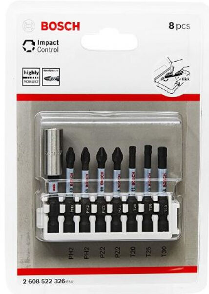 Bosch Impact Control 50 mm 8-tlg Bitpack