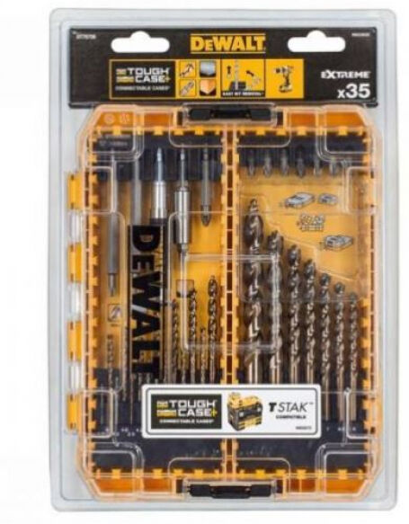 DeWalt DT70756-QZ - Bit- und Metallbohrer-Set / EXTREME 2 HSS-G - 35-teilig