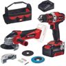 Einhell TE-TK 18/2 Li Kit - Power X-Change Werkzeug-Set mit Bohrschrauber und Winkelschleifer