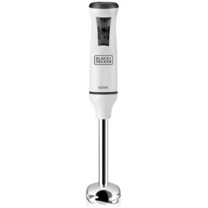 Black & Decker BXHBA600E - Stabmixer 600 Watt - Weiss