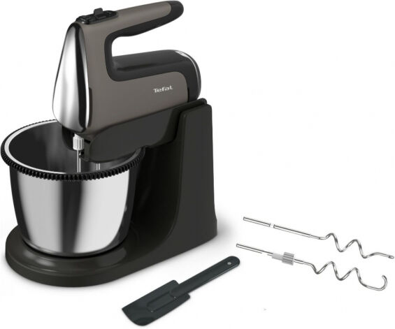 Tefal HT654 - Powermix Silence Handmixer mit Schüssel