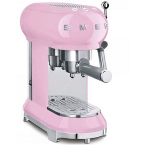 SMEG ECF01PKEU - Siebträgermaschine Retro - Cadillac Pink