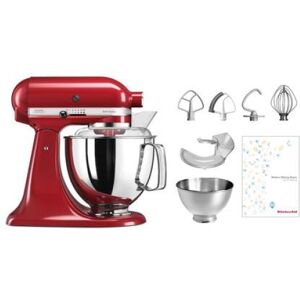 KitchenAid Küchenmaschine KSM200 Rot / Schüssel: 4.8L Inhalt, robust, stabil / Thema: Küchenmaschine