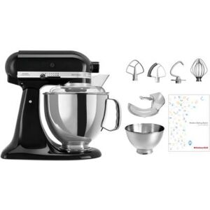 KitchenAid Küchenmaschine KSM200  Schwarz / Schüssel: 4.8L Inhalt, robust, stabil / Thema: Küchenmaschine