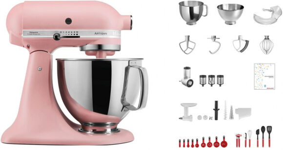 KitchenAid Artisan KSM200 - Küchenmaschine Altrosa - Swiss Anniversary Set