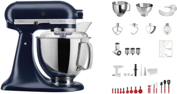 KitchenAid Artisan KSM200 - Küchenmaschine Dunkelblau - Swiss Anniversary Set