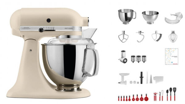 KitchenAid Artisan KSM200 - Küchenmaschine Beige - Swiss Anniversary Set