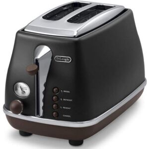 DeLonghi CTOV 2103.BK - Icona Vintage Toaster - Schwarz