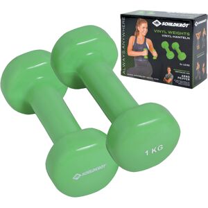 SCHILDKRÖT FITNESS Vinyl Hantelset 2 x 1 kg - 2er Set