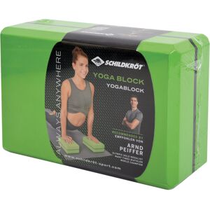 SCHILDKRÖT FITNESS Yoga Block grün - 3er Set