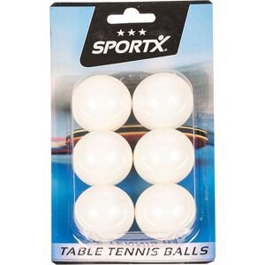 SPORTX Tischtennis Bälle 6 Stück - 6er Set