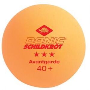 Donic Schildkröt Donic-Schildkröt - TT-Ball 3-Stern AVANTGARDE POLY 40+, mixed 3 white/ 3orange