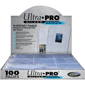 ULTRA PRO - Display Silver Series 9-Pocket Page - 11 Hole (100 pages)