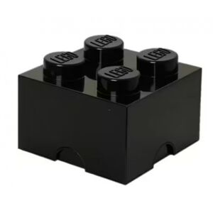 Room Copenhagen - LEGO Storage Brick 4 schwarz - Aufbewahrungsbox