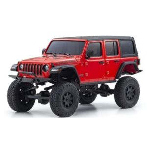 Kyosho - Scale Crawler Mini-Z Jeep Wrangler Rubicon, Rot 1:24, ARTR