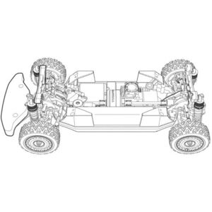 Tamiya Rally Chassis XV-02 Pro, 4WD, 1:10, Bausatz