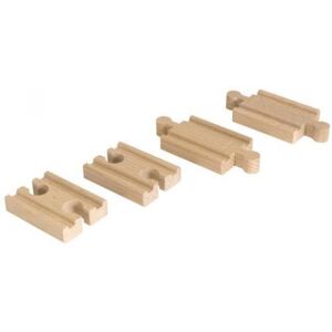 Brio Gerade Mini-Schienen 4 Stk. - 3er Set