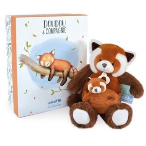 Doudou et Compagnie DOUDOU - Unicef Mama & Kind Roter Panda 25cm