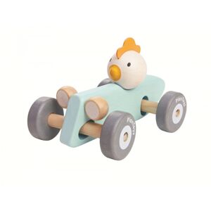 PlanToys Plan Toys - Küken im blauen Rennwagen