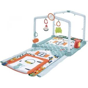 Mattel HJK45 Fisher-Price 3-in-1 Kleines Ferienhaus Spieldecke