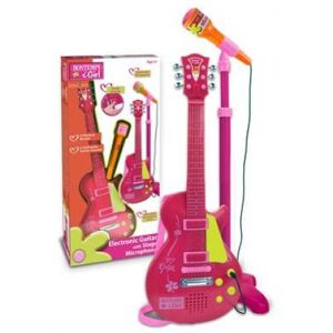 Bontempi - Rockgitarre mit Standmikrofon-Verstärker