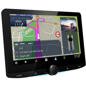 Kenwood DNR992RVS - USB/BT/Navi 10,1 Zoll HD Display - Navitainer mit Garmin Kartendaten für Wohnmobil, PKW und LKW