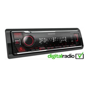 Kenwood KMM-BT408DAB - Digital Media Receiver mit Bluetooth & Digitalradio DAB+