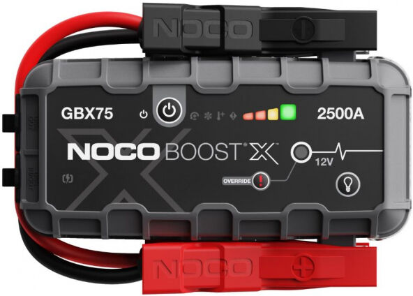 Noco Genius Starterbooster GBX75 12 V, 2500 A - Starterbooster/ Powerbank zum überbrücken Fahrzeugen mit 12 V Batterien