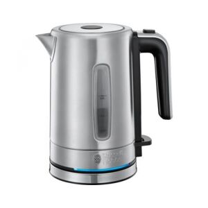 Russell Hobbs Wasserkocher Compact Home 24190-70 0.8 l, Silber / 2'200 Watt, 0.8 l Fassungsvermögen / Thema: Wasserkocher