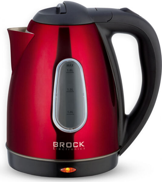 Brock WK 0603 RD - Wasserkocher 1.8 Liter / 1500 Watt