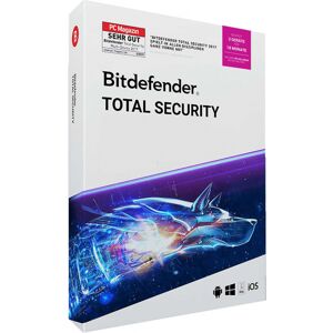 bhv Bitdefender Total Security MultiDevice 3 Geräte / 18 Monate (Code in a Box) (DE) - PC