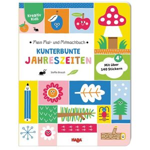 HABA - Mein Mal- und Mitmachbuch Kunterbunte Jahreszeiten (d) (4er Set)