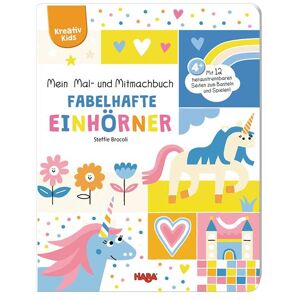 HABA - Mein Mal- und Mitmachbuch Fabelhafte Einhörner (d) (4er Set)